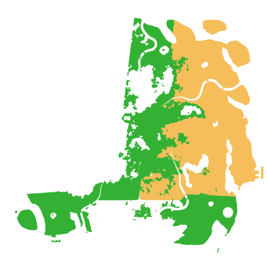 Biome Rust Map: Procedural Map, Size: 4500, Seed: 919399016