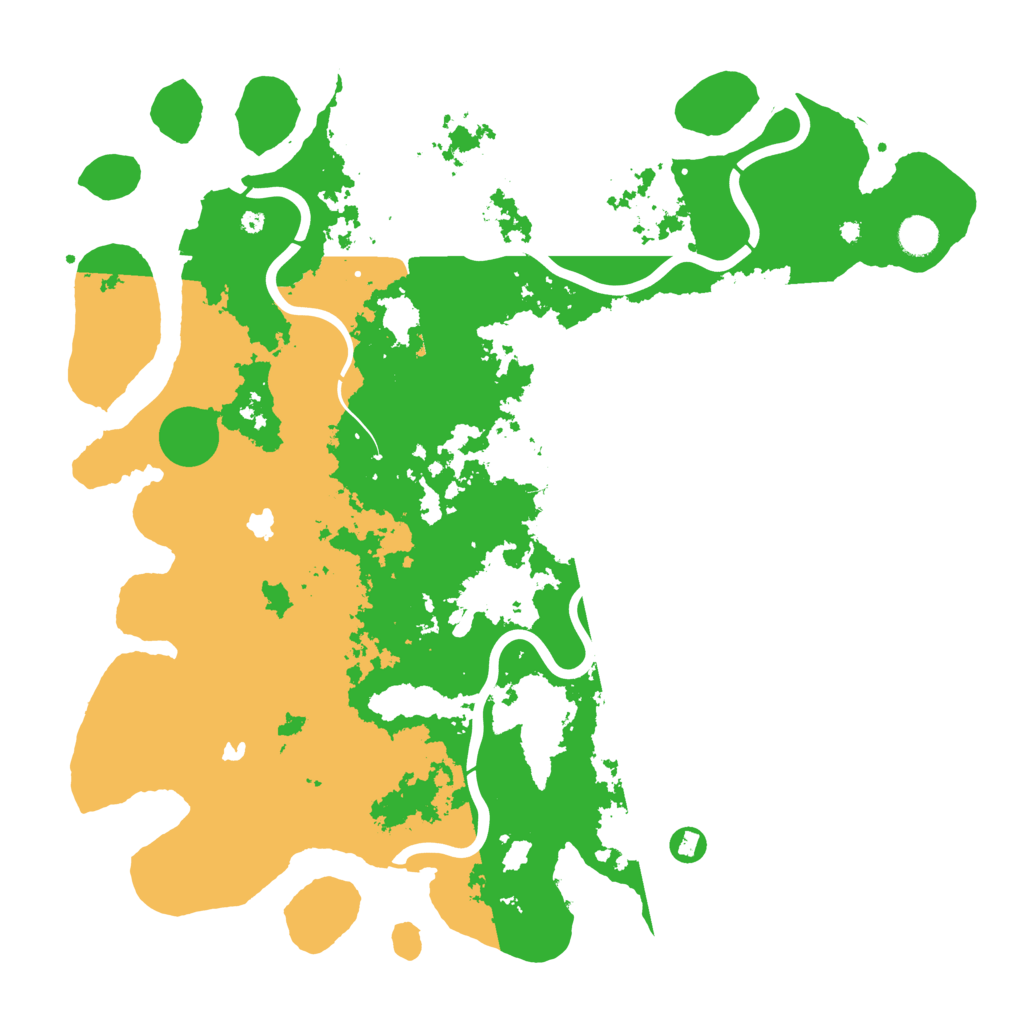 Biome Rust Map: Procedural Map, Size: 4500, Seed: 156747