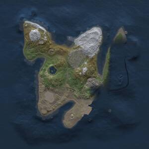 Thumbnail Rust Map: Procedural Map, Size: 2000, Seed: 45462661, 4 Monuments