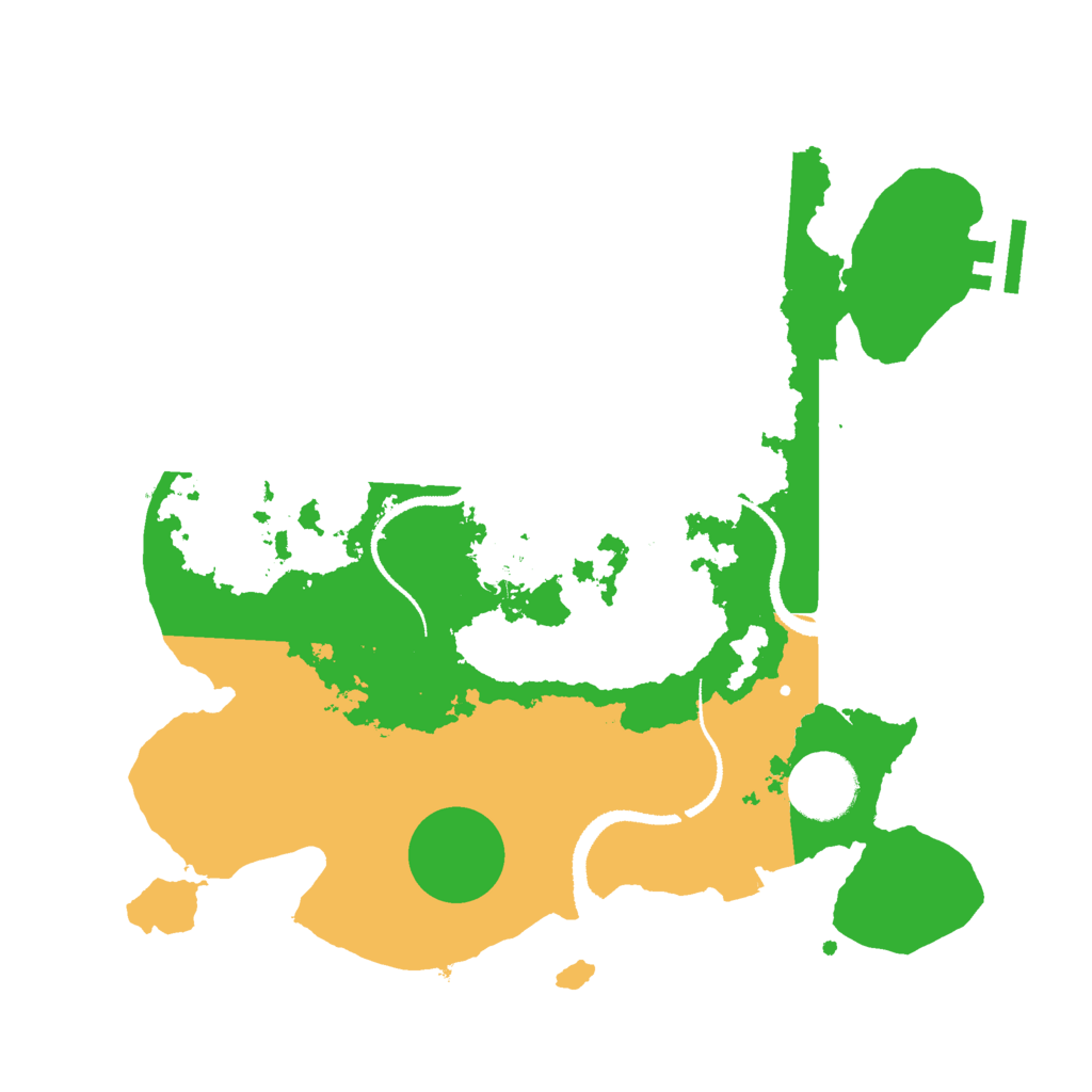 Biome Rust Map: Procedural Map, Size: 3000, Seed: 2018093624