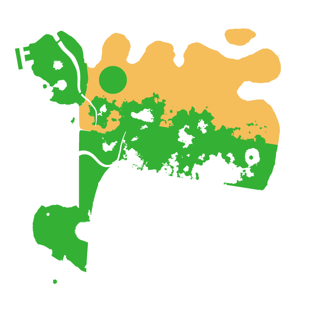 Biome Rust Map: Procedural Map, Size: 3000, Seed: 1823074