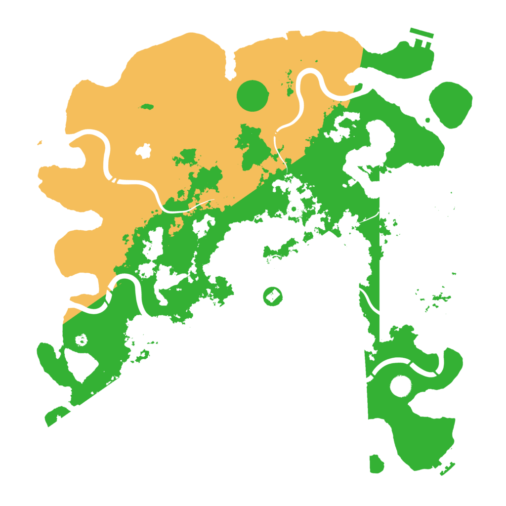 Biome Rust Map: Procedural Map, Size: 4250, Seed: 293462224