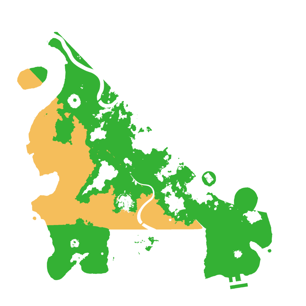 Biome Rust Map: Procedural Map, Size: 3500, Seed: 883942403