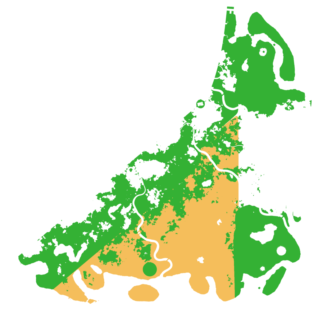 Biome Rust Map: Procedural Map, Size: 6000, Seed: 684045200