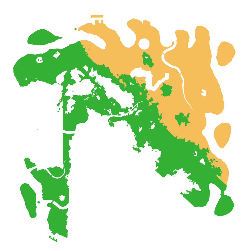 Biome Rust Map: Procedural Map, Size: 4000, Seed: 1980949619