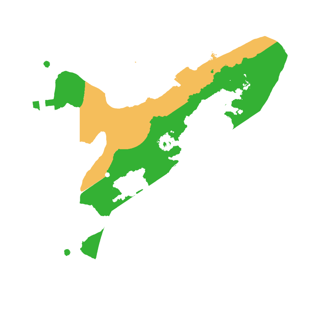 Biome Rust Map: Procedural Map, Size: 2000, Seed: 10121314