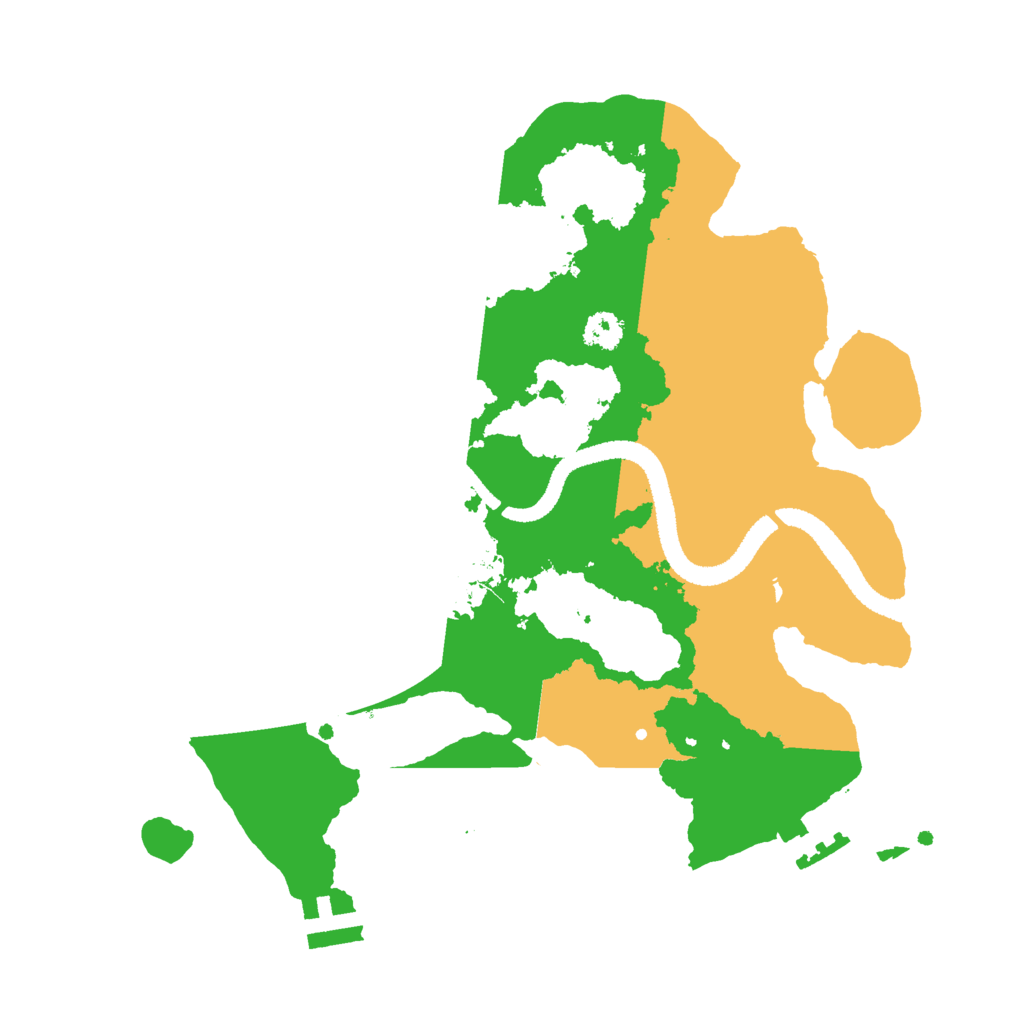 Biome Rust Map: Procedural Map, Size: 2700, Seed: 1760356917