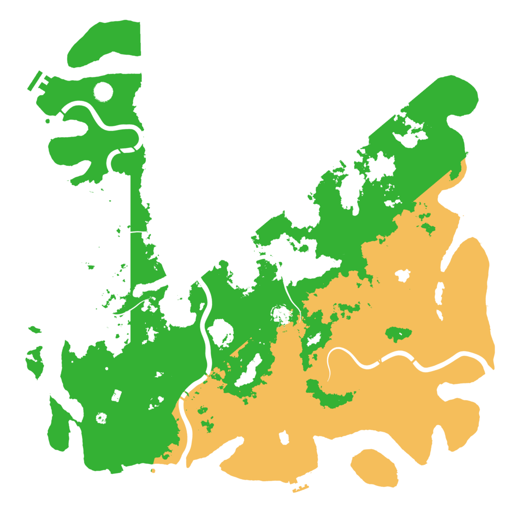 Biome Rust Map: Procedural Map, Size: 4750, Seed: 140031132