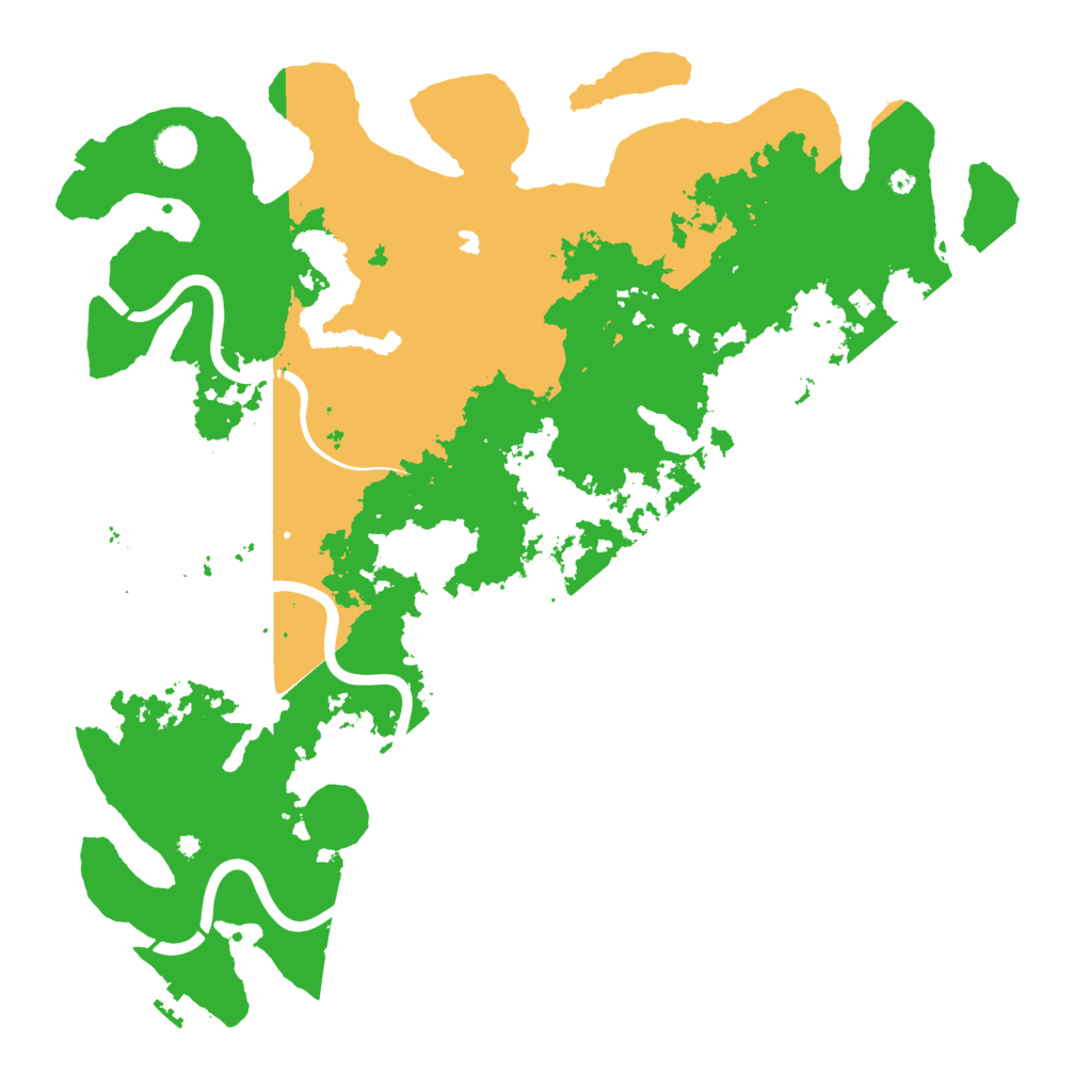 Biome Rust Map: Procedural Map, Size: 4500, Seed: 542740651