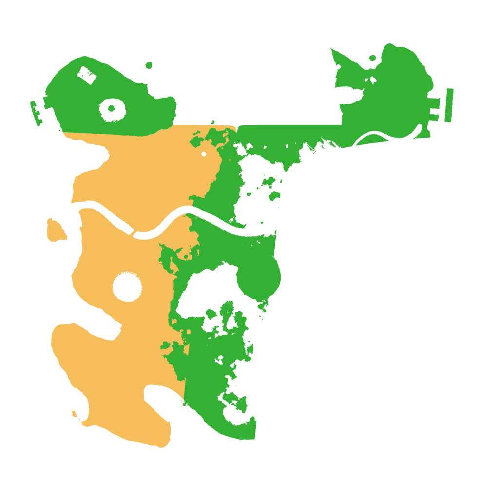 Biome Rust Map: Procedural Map, Size: 3000, Seed: 391744006
