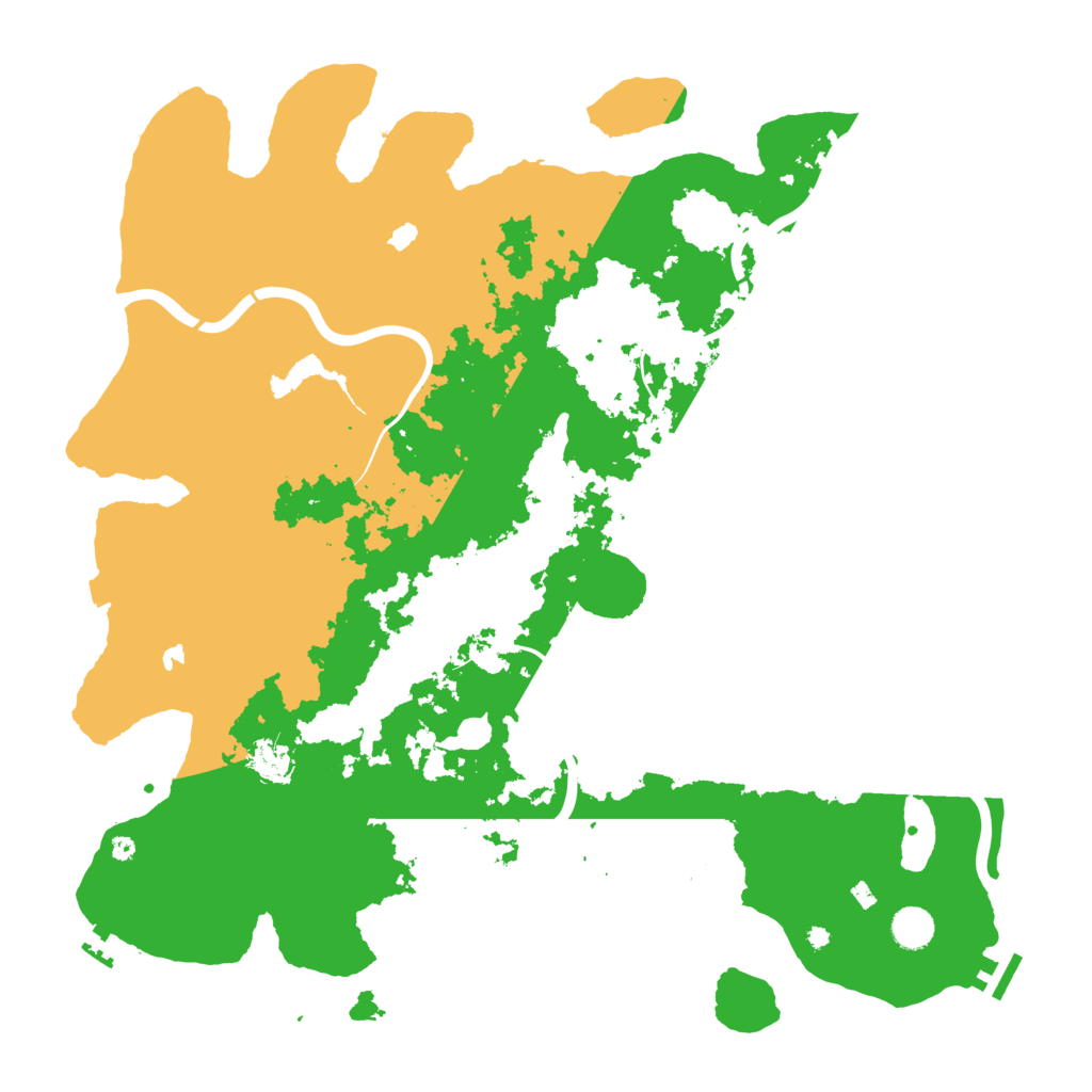 Biome Rust Map: Procedural Map, Size: 4500, Seed: 955751250