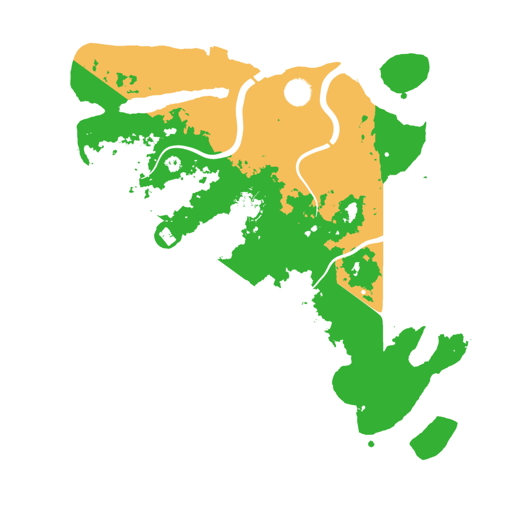 Biome Rust Map: Procedural Map, Size: 3300, Seed: 1698810224
