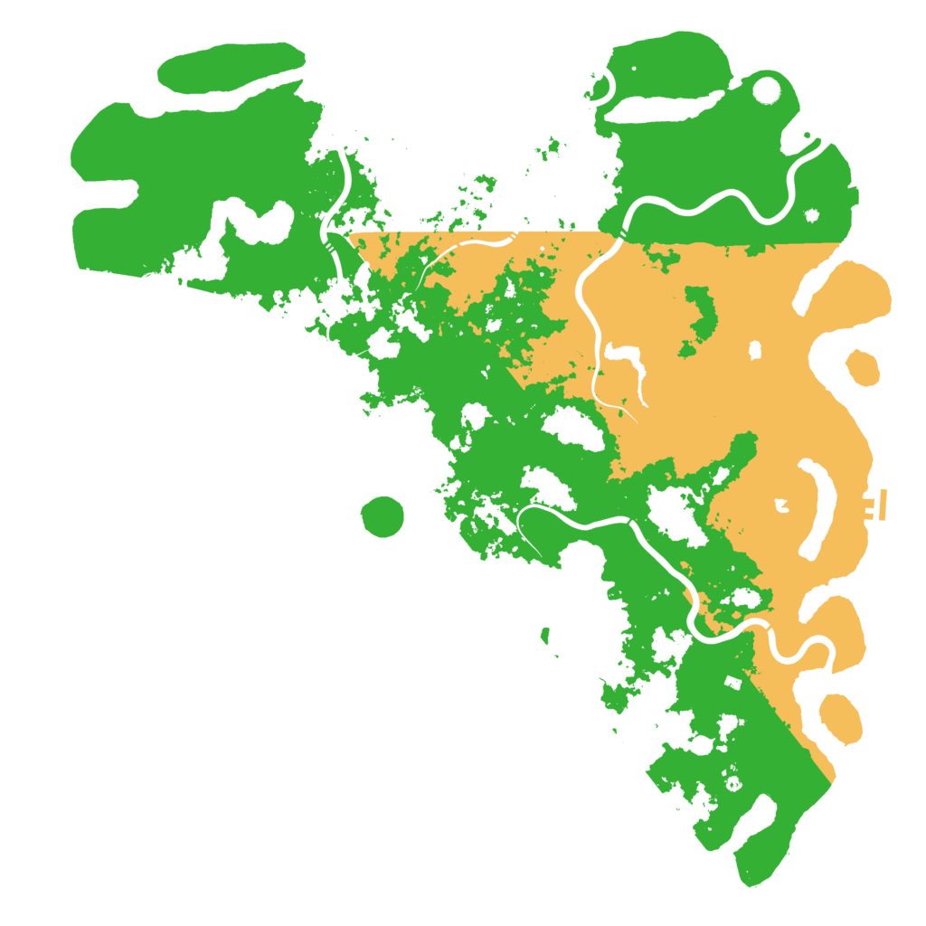 Biome Rust Map: Procedural Map, Size: 6000, Seed: 811061012