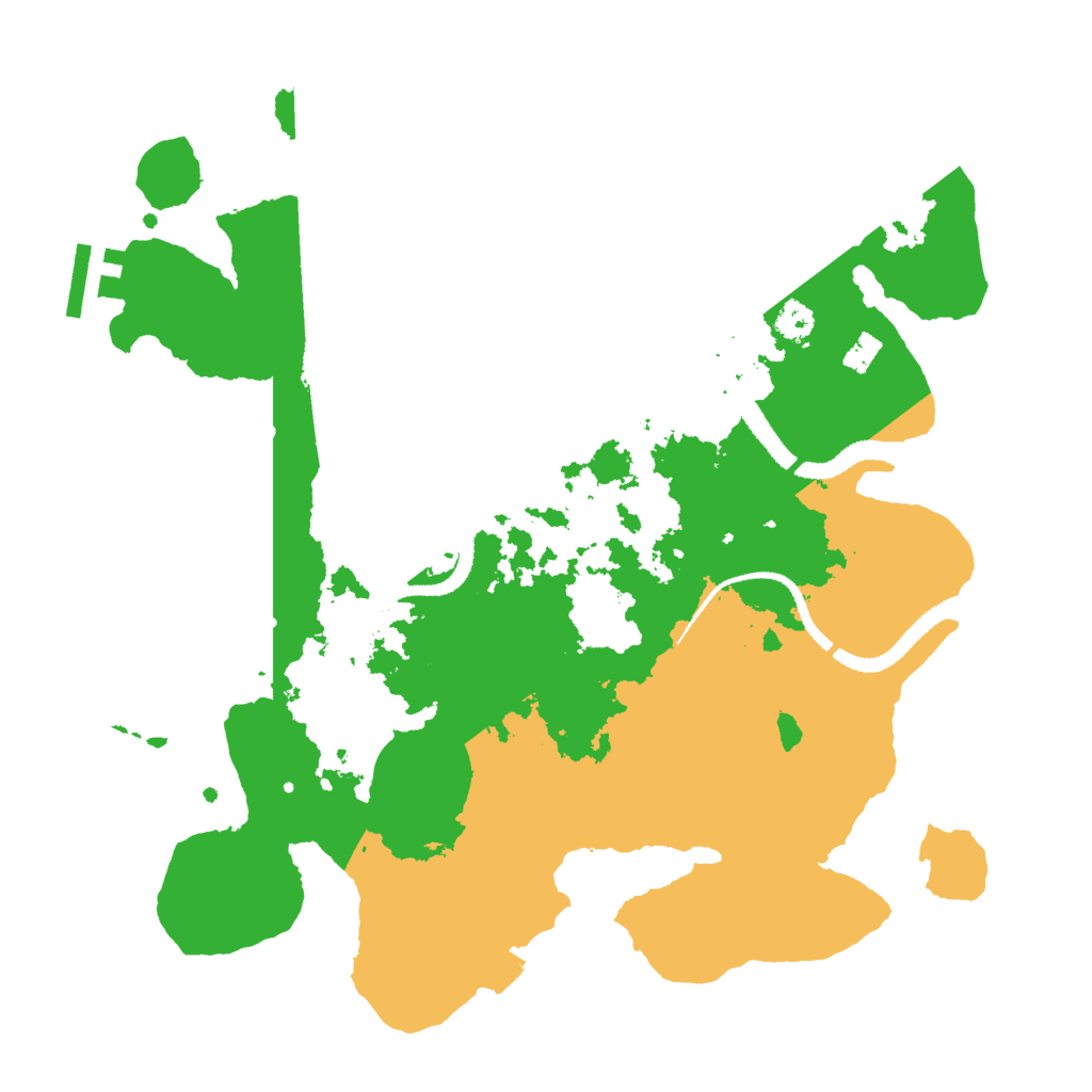 Biome Rust Map: Procedural Map, Size: 3000, Seed: 2025101315