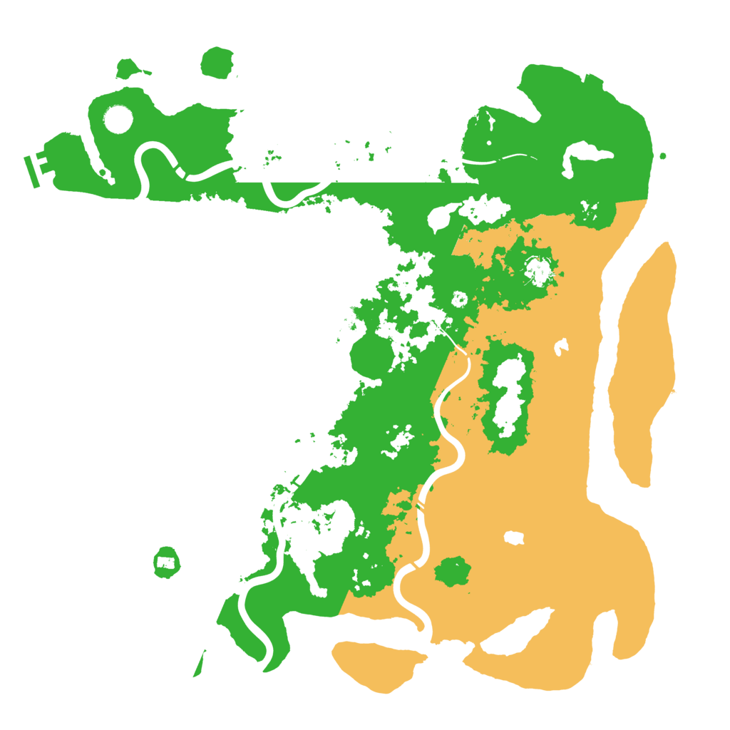 Biome Rust Map: Procedural Map, Size: 4500, Seed: 223344