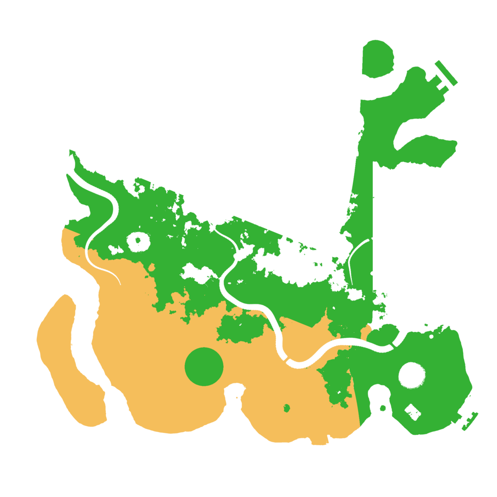 Biome Rust Map: Procedural Map, Size: 3400, Seed: 2184937