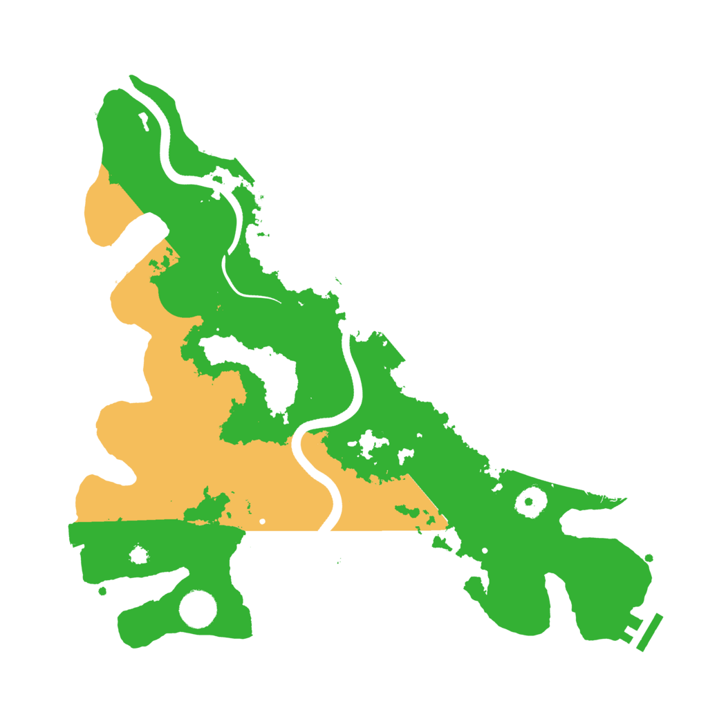 Biome Rust Map: Procedural Map, Size: 3500, Seed: 338010758