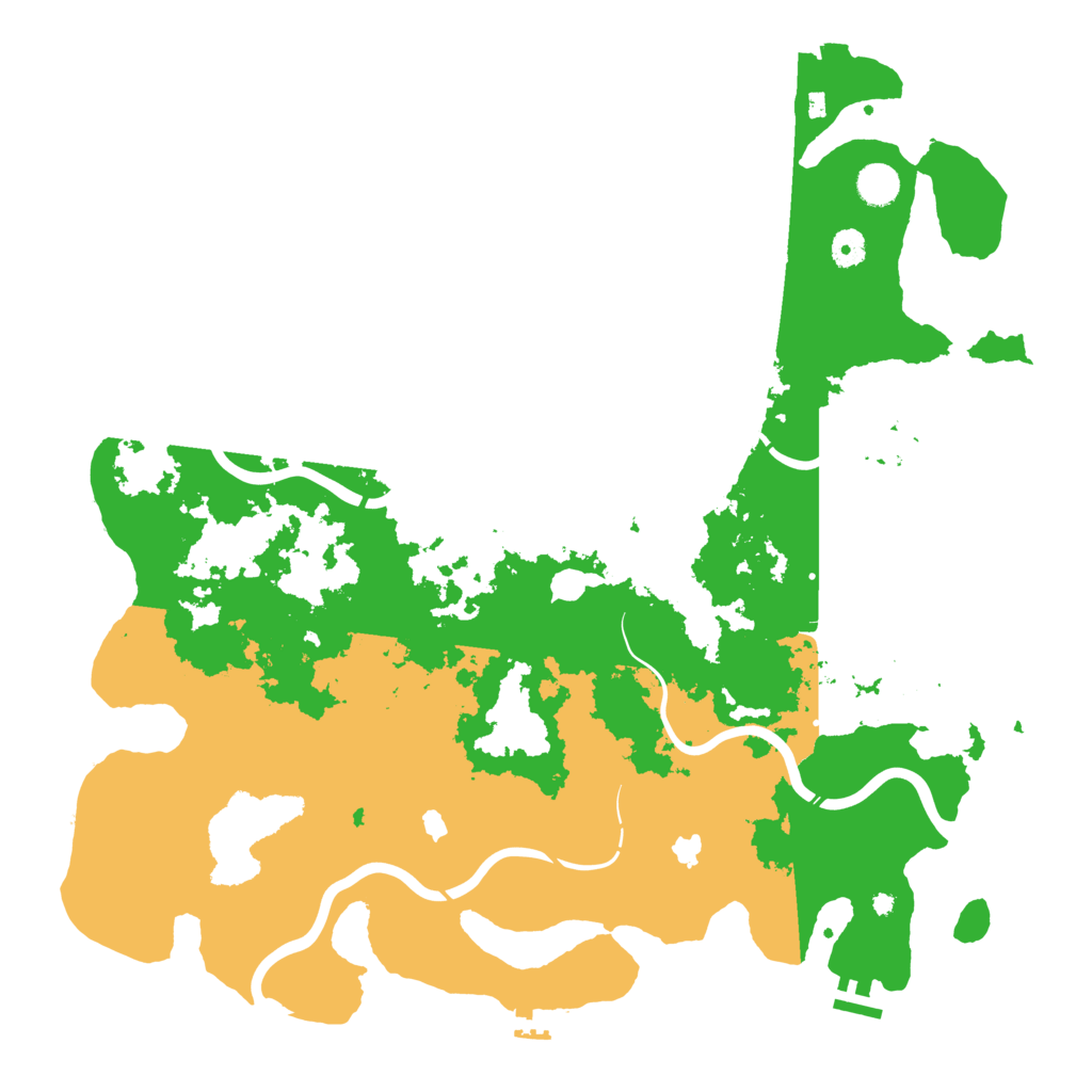 Biome Rust Map: Procedural Map, Size: 4500, Seed: 352364111
