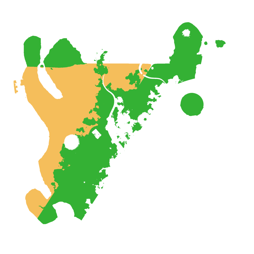 Biome Rust Map: Procedural Map, Size: 3000, Seed: 1120493130