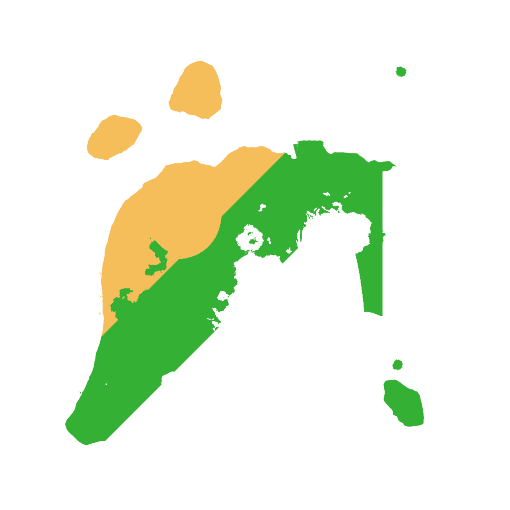 Biome Rust Map: Procedural Map, Size: 2000, Seed: 1909297549