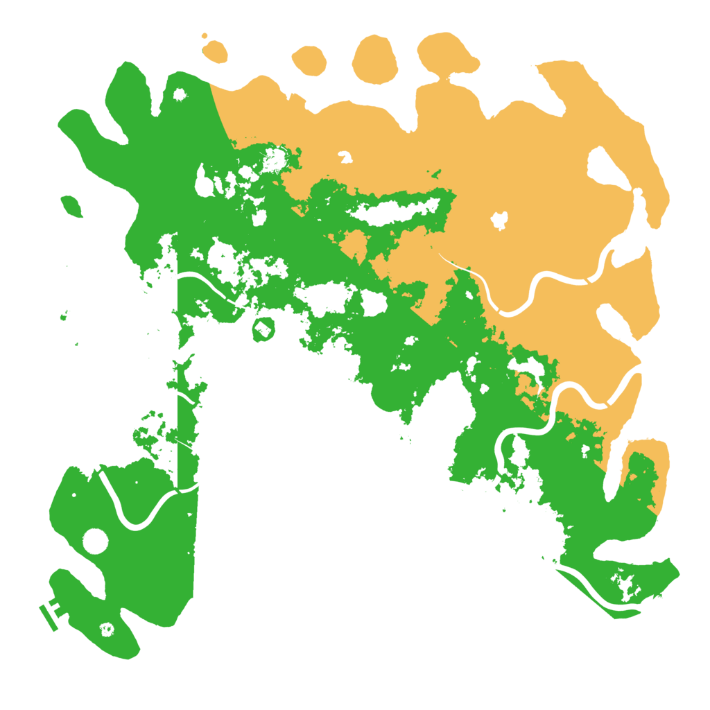 Biome Rust Map: Procedural Map, Size: 5000, Seed: 364045316