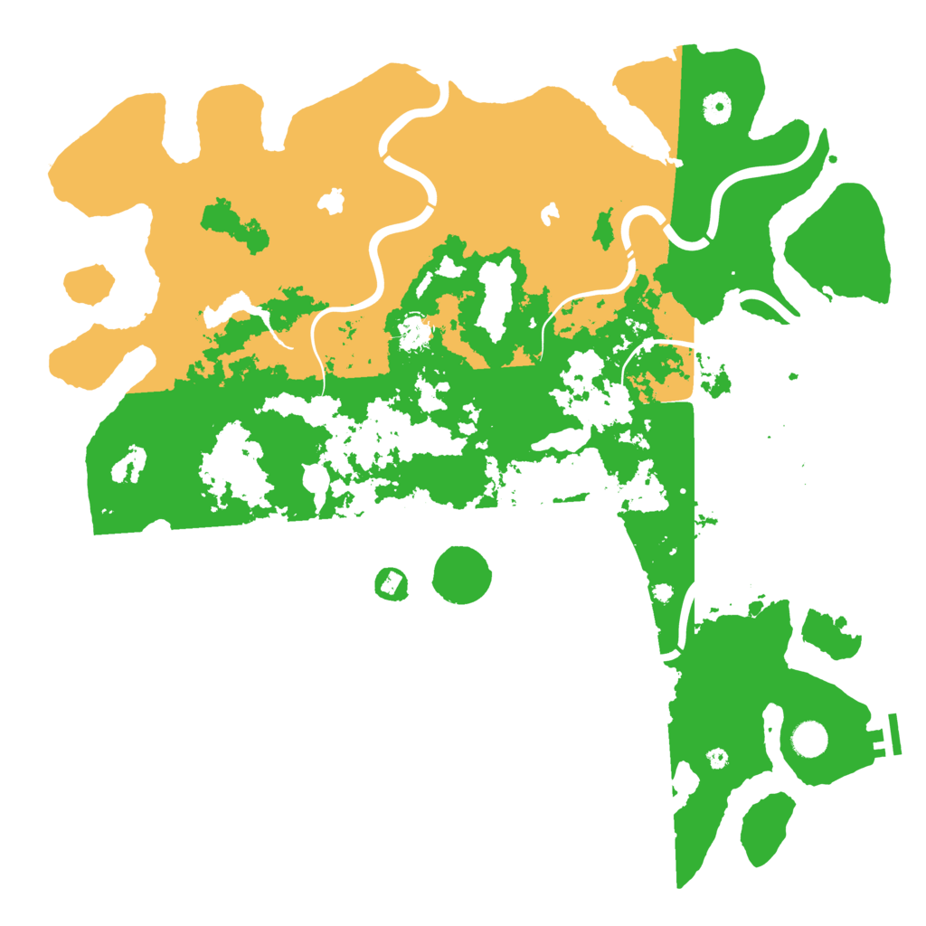 Biome Rust Map: Procedural Map, Size: 4500, Seed: 1501926917