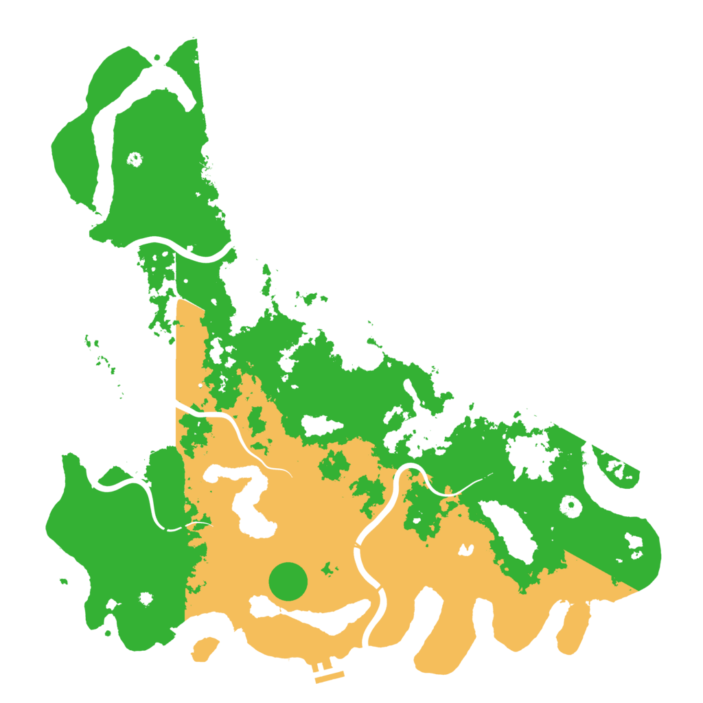 Biome Rust Map: Procedural Map, Size: 4800, Seed: 1140725838