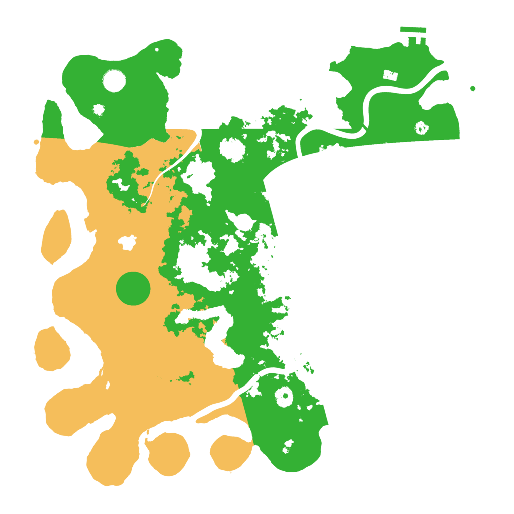 Biome Rust Map: Procedural Map, Size: 4000, Seed: 1393071447