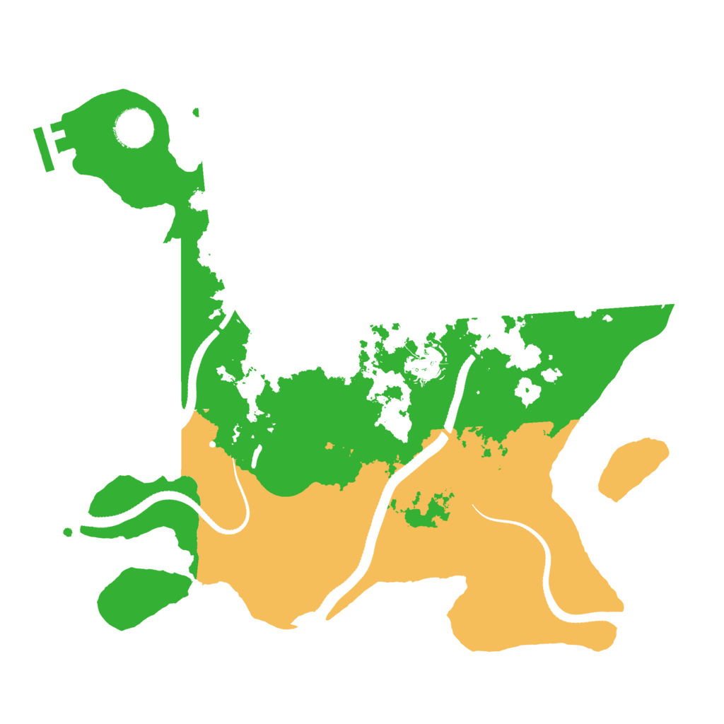 Biome Rust Map: Procedural Map, Size: 3250, Seed: 841487576