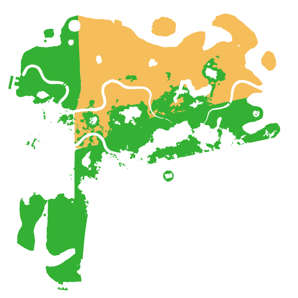 Biome Rust Map: Procedural Map, Size: 4500, Seed: 447867341