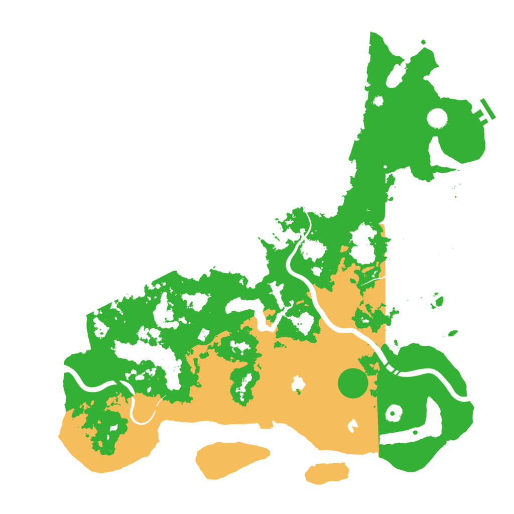 Biome Rust Map: Procedural Map, Size: 4500, Seed: 739839664