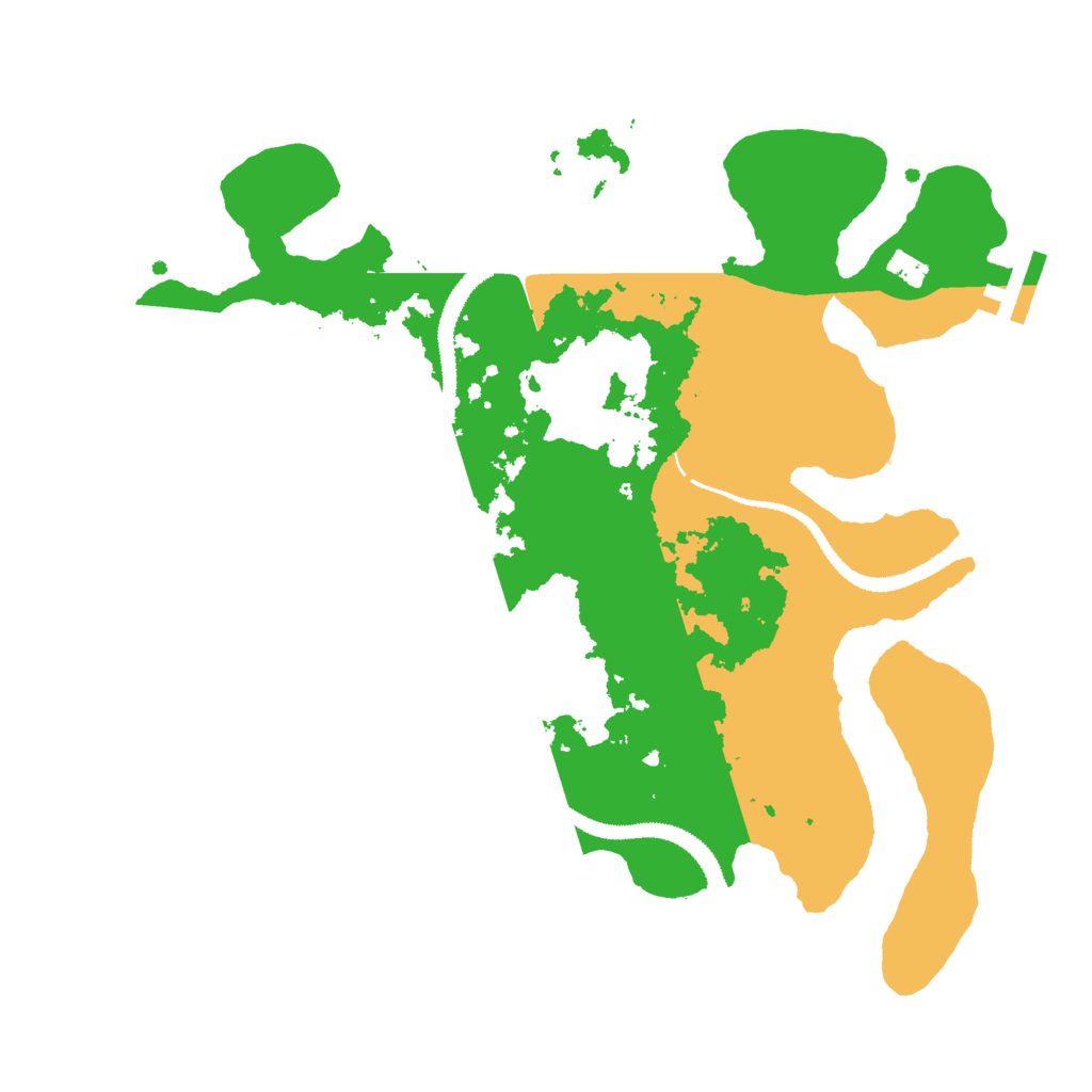 Biome Rust Map: Procedural Map, Size: 3000, Seed: 887496359