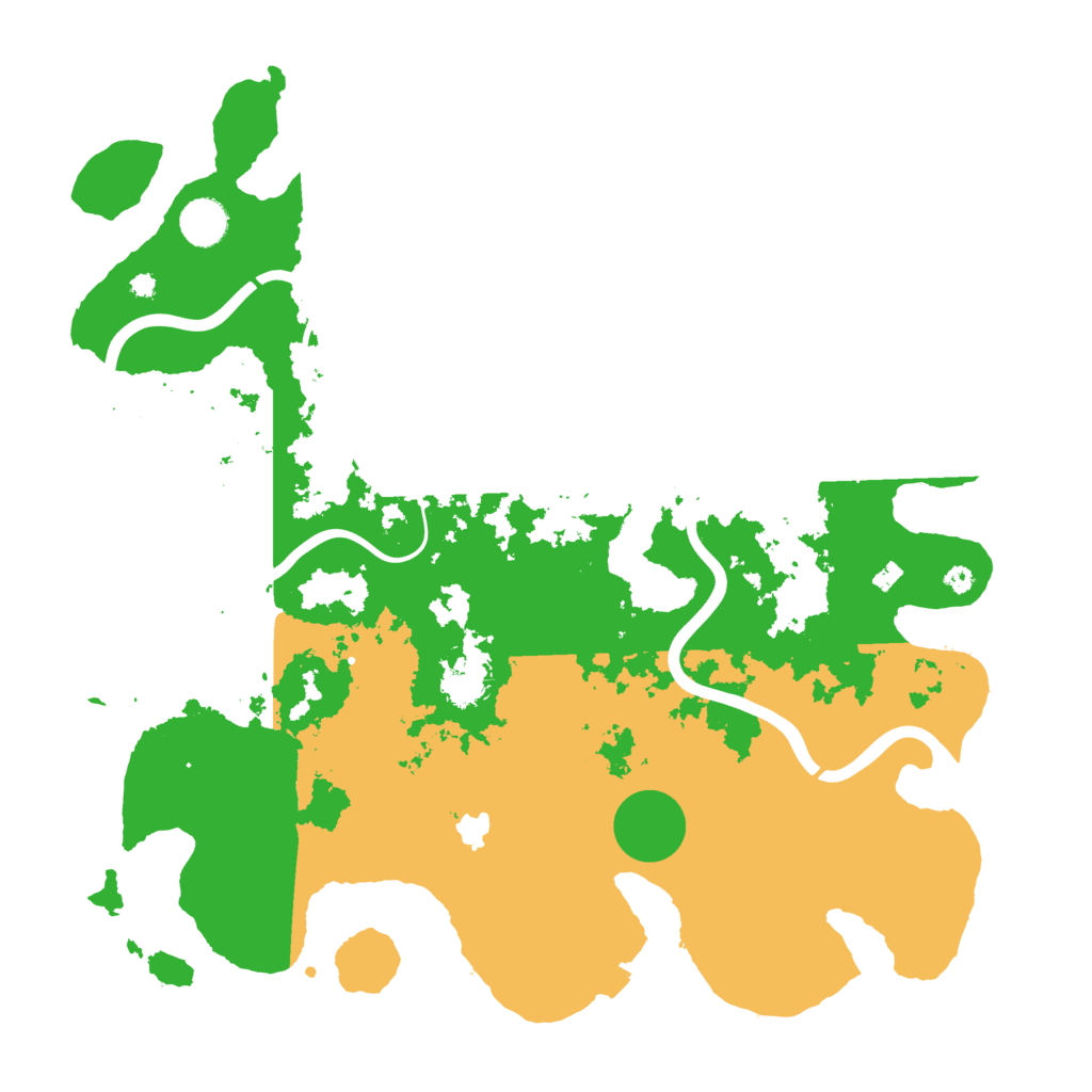 Biome Rust Map: Procedural Map, Size: 4000, Seed: 19840808