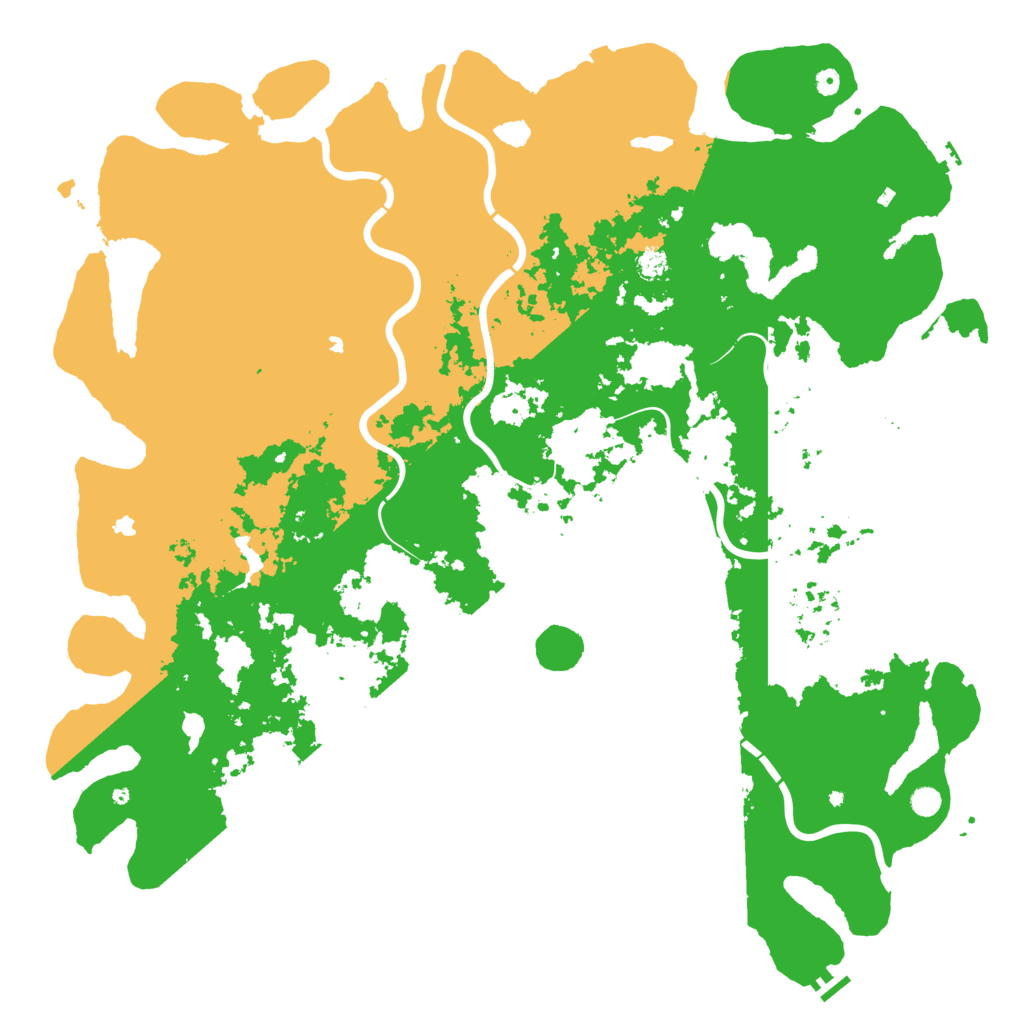 Biome Rust Map: Procedural Map, Size: 6000, Seed: 1465382