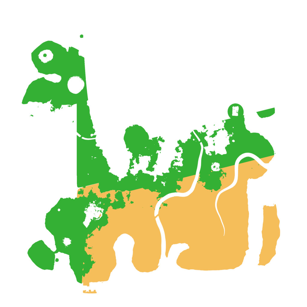 Biome Rust Map: Procedural Map, Size: 3432, Seed: 1