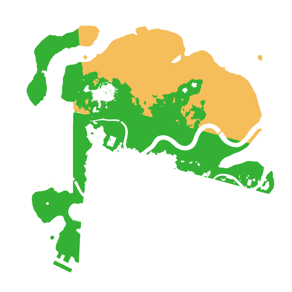 Biome Rust Map: Procedural Map, Size: 3000, Seed: 61773