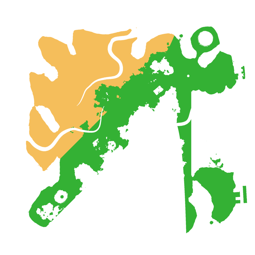 Biome Rust Map: Procedural Map, Size: 3000, Seed: 924948510