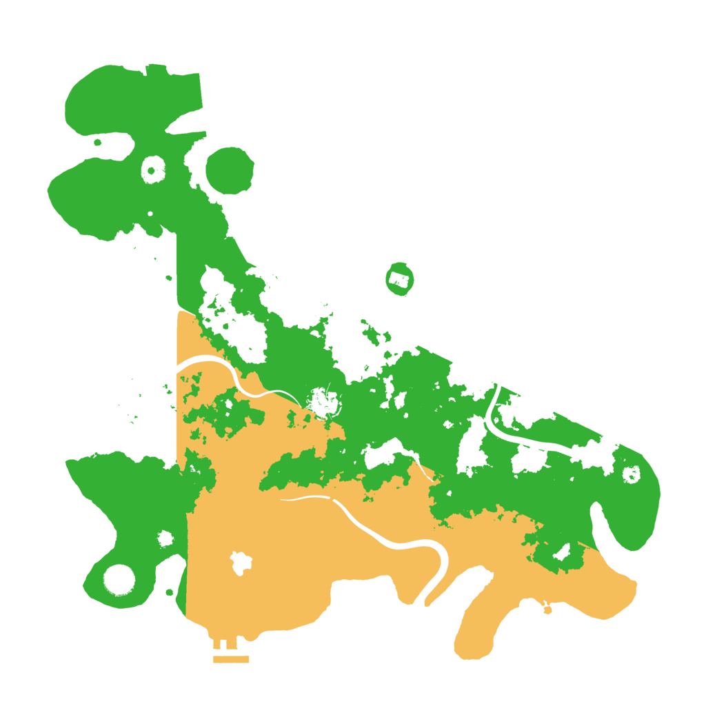 Biome Rust Map: Procedural Map, Size: 4000, Seed: 1157