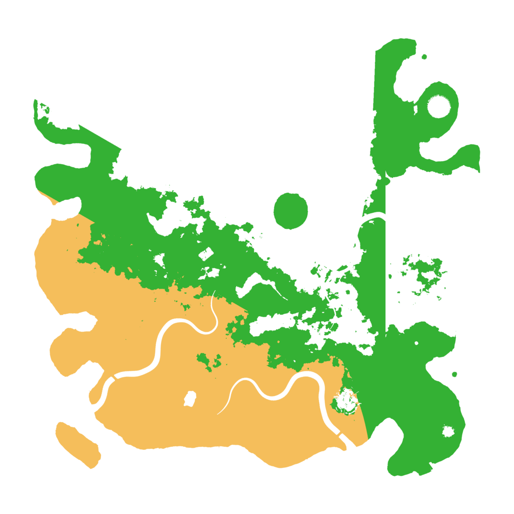 Biome Rust Map: Procedural Map, Size: 4000, Seed: 75383756