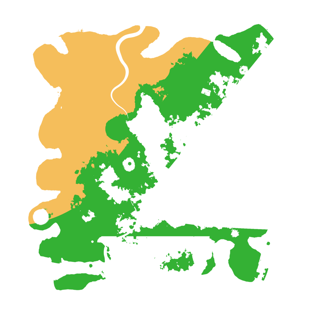 Biome Rust Map: Procedural Map, Size: 3700, Seed: 1853518740