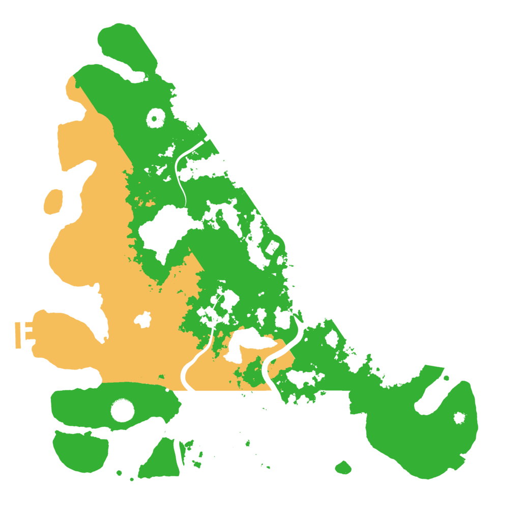 Biome Rust Map: Procedural Map, Size: 4000, Seed: 3601