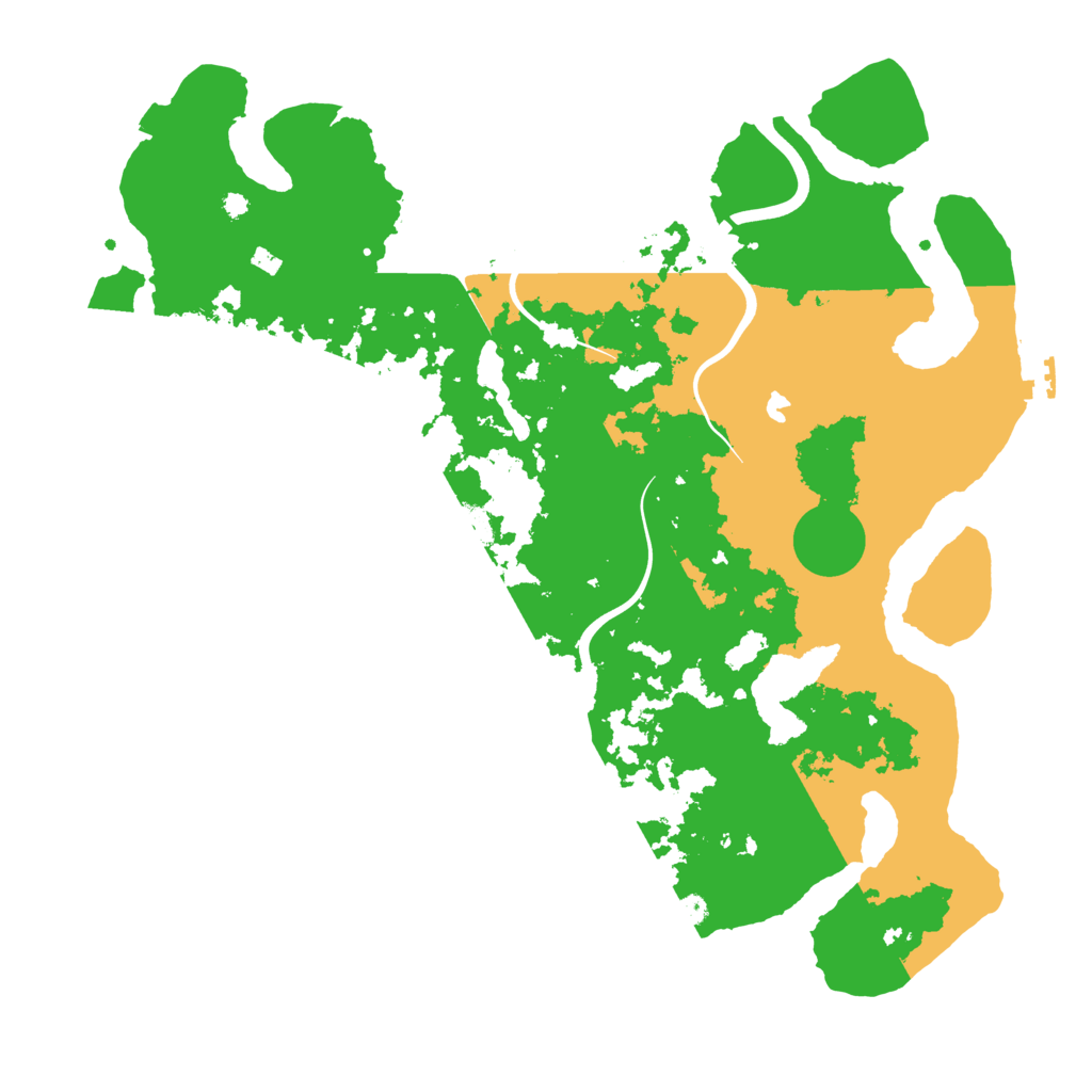 Biome Rust Map: Procedural Map, Size: 4000, Seed: 850229730