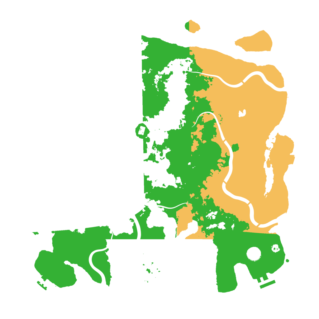 Biome Rust Map: Procedural Map, Size: 4000, Seed: 2235