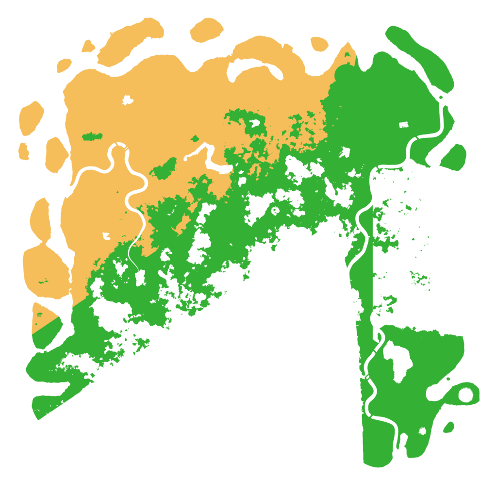 Biome Rust Map: Procedural Map, Size: 6000, Seed: 835322024