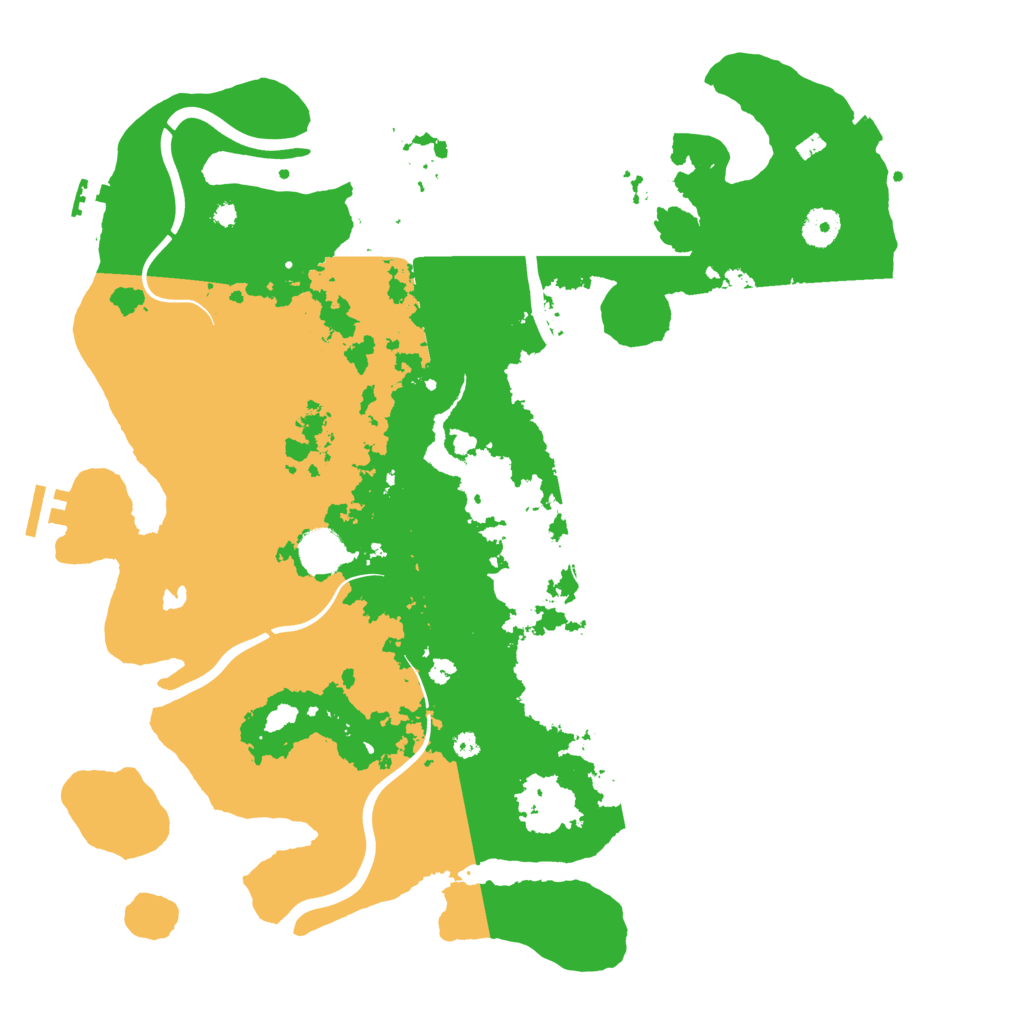 Biome Rust Map: Procedural Map, Size: 4000, Seed: 1232885137
