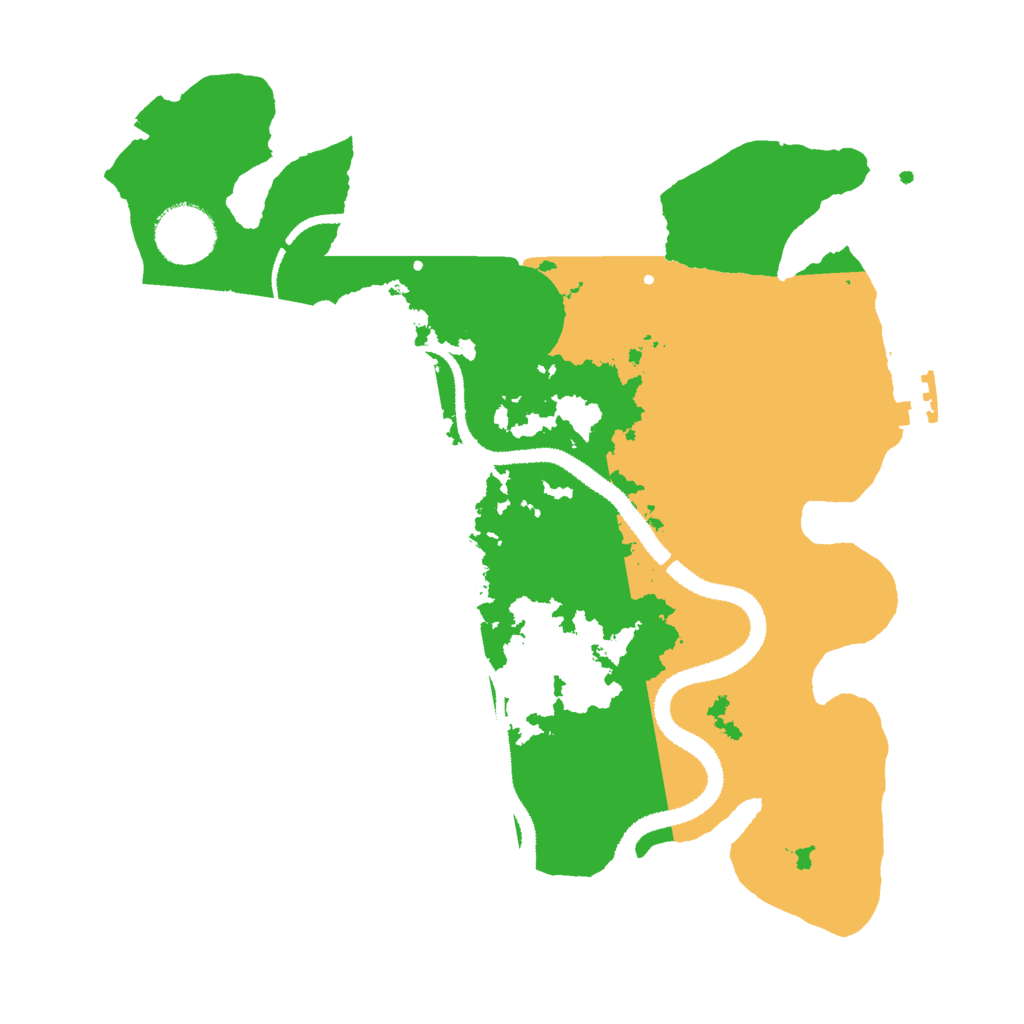 Biome Rust Map: Procedural Map, Size: 3000, Seed: 2046051793