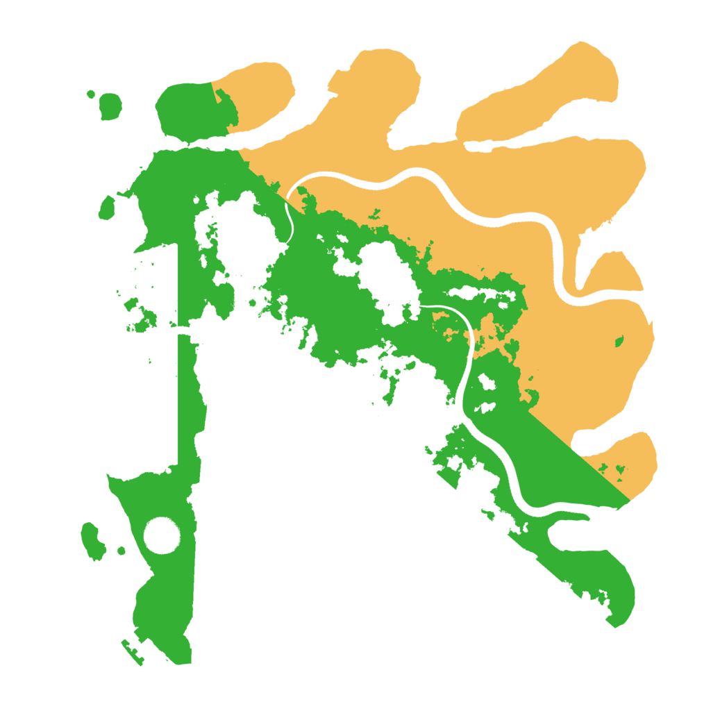 Biome Rust Map: Procedural Map, Size: 3500, Seed: 1366983479