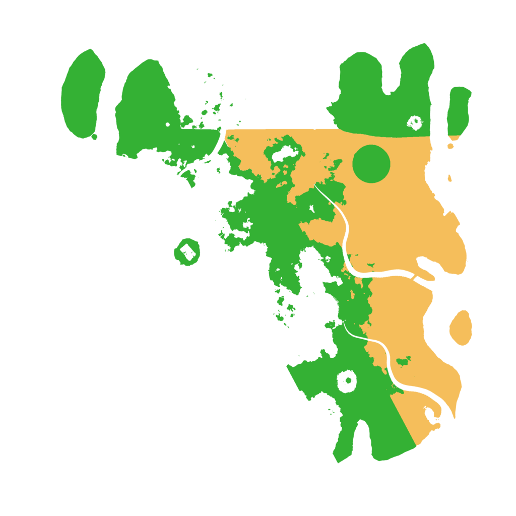 Biome Rust Map: Procedural Map, Size: 3600, Seed: 697