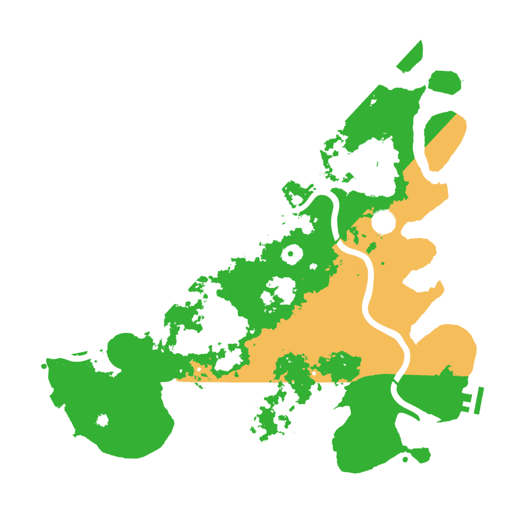 Biome Rust Map: Procedural Map, Size: 3750, Seed: 98709