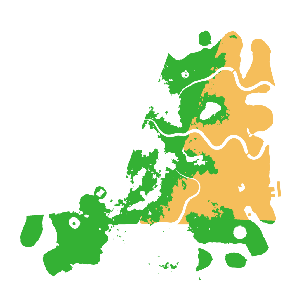 Biome Rust Map: Procedural Map, Size: 4000, Seed: 422335767